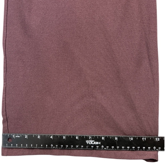 Eileen Fisher Pants Women 18P Burgundy Crop Lightweight Washable Stretch Crepe - Picture 10 of 11